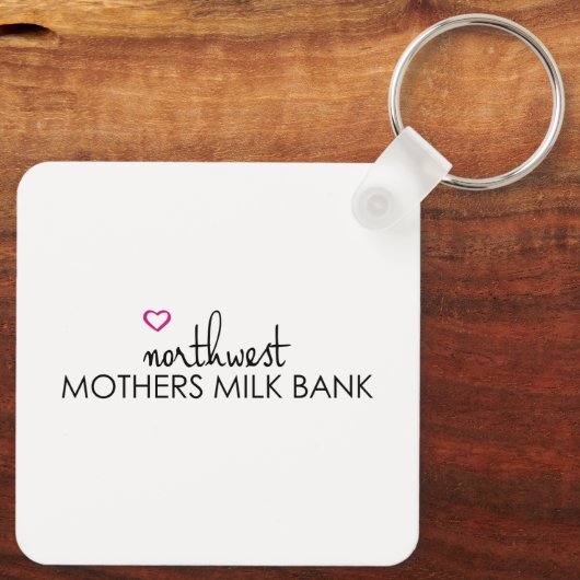 In mijn melkdonortijdperk sleutelhanger (Achterkant)