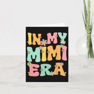 In Mijn Mimi Tijdperk Retro Groovy Mimi Oma Moeder Kaart