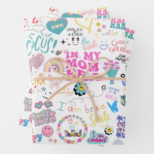 In mijn moeder Era cadeau inpakvellen Inpakpapier Vel (In situ)