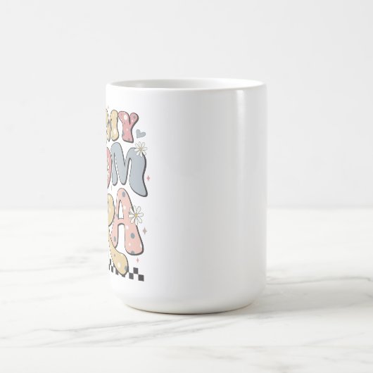 In Mijn Moeder Era Liefhebber Groovy Mam Voor Moed Koffiemok (Center)