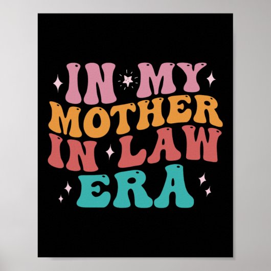 In mijn moeder in de wet tijdperk trouwdag van zoo poster (Voorkant)