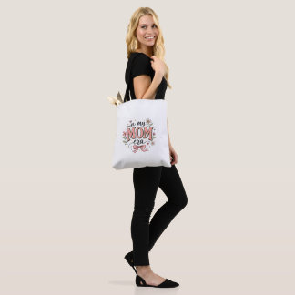 In Mijn Moeder Tijd Trendy Moederdag T-Shirt Tote Bag