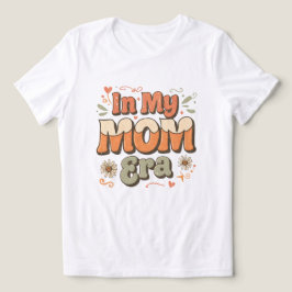 In Mijn Moeder Tijdperk Groovy Retro Moederdag Mam Tri-Blend Shirt