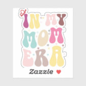 In mijn moeder tijdperk Sticker, mama sticker (Vel)