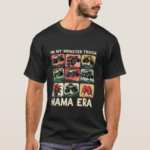 In mijn Monster Truck Mama Era Kerstman Vrolijk Ch T-shirt