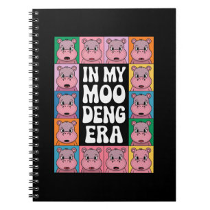 In Mijn Moo Deng Tijdperk Moo Deng Nijlpaard Liefh Notitieboek