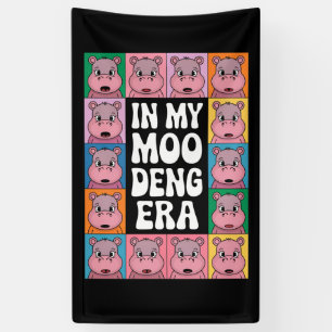 In Mijn Moo Deng Tijdperk Moo Deng Nijlpaard Liefh Spandoek