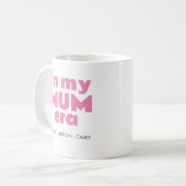 in mijn MUM tijdperk met kinder namen Koffiemok (Voorkant links)