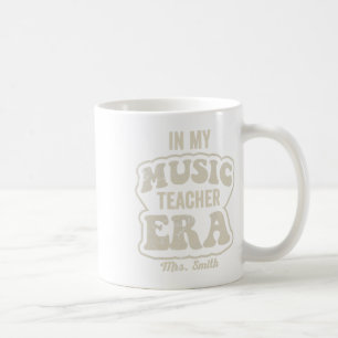 In Mijn Muziekleraar Tijdperk Mevrouw Smith Retro Koffiemok