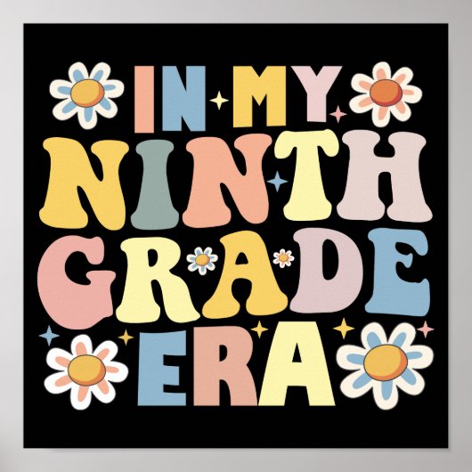 In mijn negende-klas-tijdperk terug naar school poster (Voorkant)