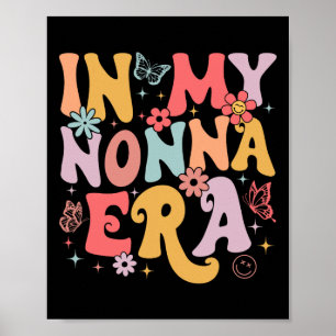 In mijn Nonna tijdperk Groovy Retro Moederdag Butt Poster