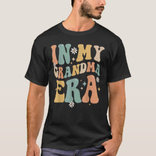 In mijn oma era lover groovy retro grappige mam mo t-shirt