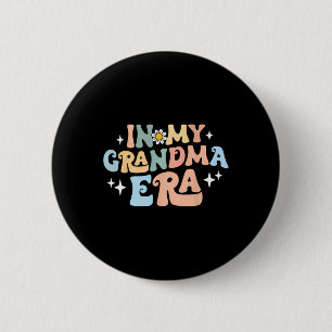 In mijn oma tijdperk grappig sarcastisch groovy re ronde button 5,7 cm