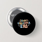 In mijn oma tijdperk grappig sarcastisch groovy re ronde button 5,7 cm (Voorkant /achterkant)