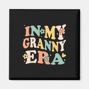 In mijn oma tijdperk grappige sarcastische groovy  magneet