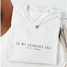 In mijn oma-tijdperk Oma-cadeau voor oma T-shirt