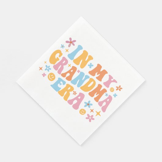 In mijn oma-tijdperk servet (Hoek)