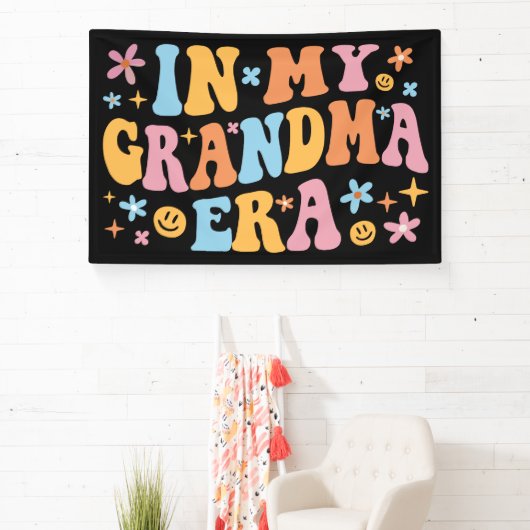 In mijn oma-tijdperk spandoek (Insitu)