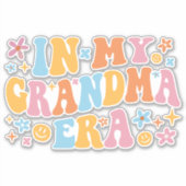In mijn oma-tijdperk sticker (Voorkant)