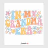 In mijn oma-tijdperk sticker (Vel)