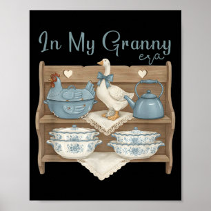 In mijn oma-tijdperk,vintage Thrifty Goose Keuken  Poster