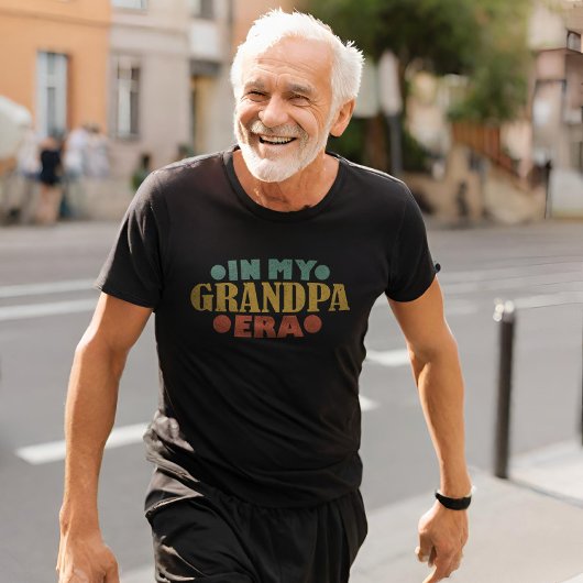 In mijn opa tijdperk retro Vaderdag T-shirt