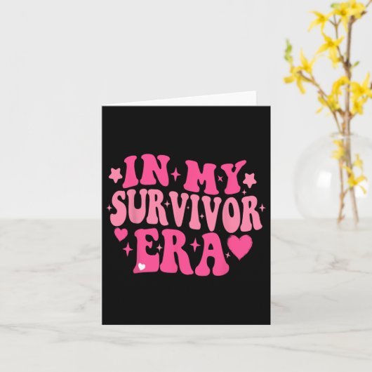 In mijn overlevende tijdperk borstkanker bewustzij kaart (Gele Bloem)