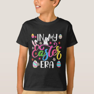 In mijn paasperiode kleurrijke paashaas jachtei t-shirt