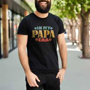 In Mijn Papa Era Retro Funny Vaderdag T-shirt