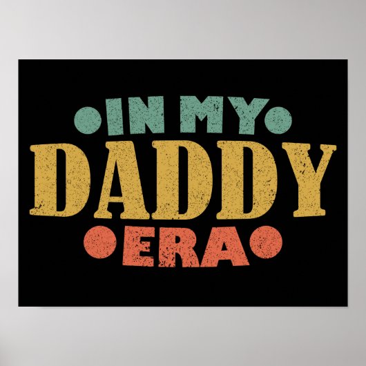 In mijn papa tijdperk Retro Funny Vaderdag Poster (Voorkant)