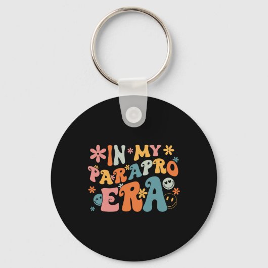 In Mijn Parapro Tijd Paraprofessional Paraeducator Sleutelhanger (Voorkant)