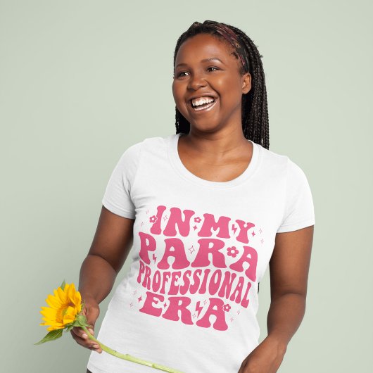 In mijn paraprofessionele tijdperk, Groovy, Retro T-shirt