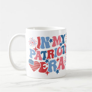 In mijn Patriottische Tijdperk USA Amerikaanse 4e  Koffiemok