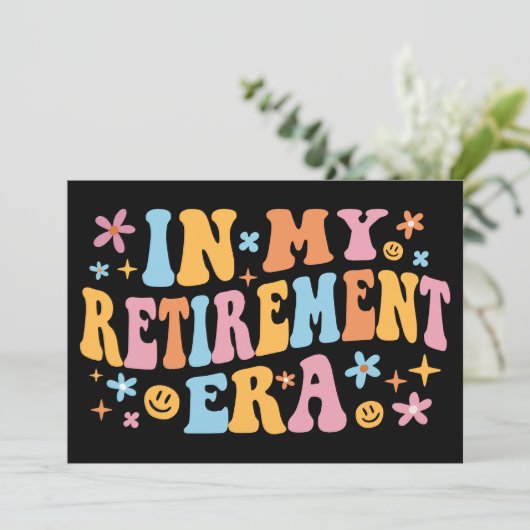 In mijn pensioengerechtigde leeftijd ben ik aankondiging (Staand voorkant)