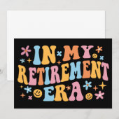 In mijn pensioengerechtigde leeftijd ben ik aankondiging (Voorkant / Achterkant)