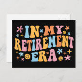 In mijn pensioengerechtigde leeftijd ben ik briefkaart (Voorkant / Achterkant)