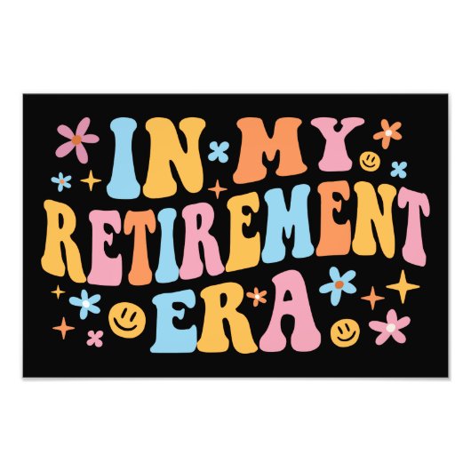 In mijn pensioengerechtigde leeftijd ben ik foto afdruk (Voorkant)