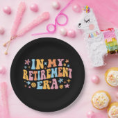 In mijn pensioengerechtigde leeftijd ben ik papieren bordje (Feest)