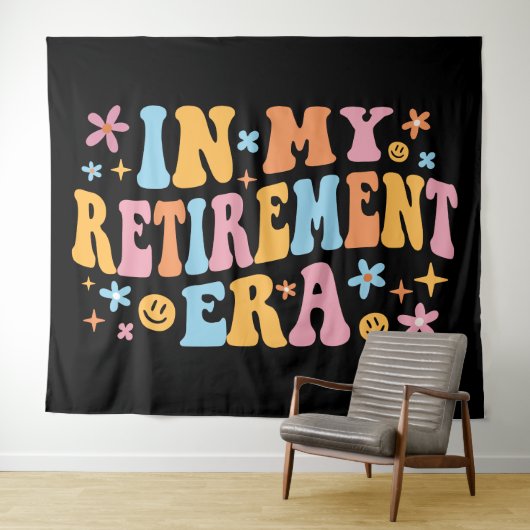 In mijn pensioengerechtigde leeftijd ben ik wandkleed (In Situ (horizontaal))
