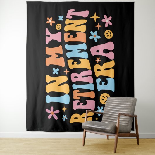 In mijn pensioengerechtigde leeftijd ben ik wandkleed (In situ)