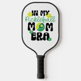 In Mijn Pickleball Moeder Tijdperk Retro Bloemen Paddle