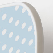 In Mijn Pickleball Tijdperk Aangepaste Naam Blauwe Paddle (Links Detail)