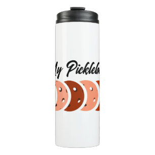 In mijn pickleball tijdperk – Oranje Vibes Design  Thermosbeker