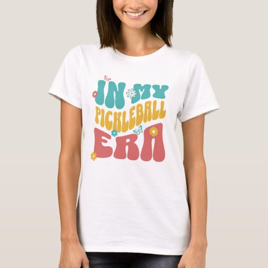 In mijn pickleball-tijdperk t-shirt (Voorkant)