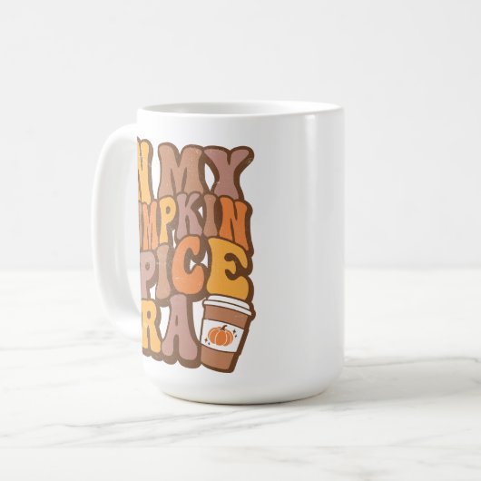 In mijn pompoen kruiden tijdperk | Pompoen speceri Koffiemok (Voorkant links)