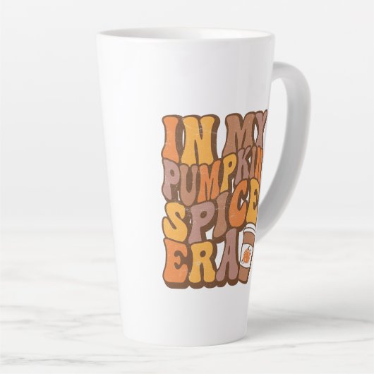 In mijn pompoen kruiden tijdperk | Pompoen speceri Latte Mok (Rechterhoek)