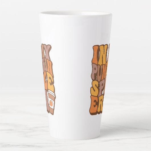 In mijn pompoen kruiden tijdperk | Pompoen speceri Latte Mok (Voorkant)