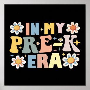 In mijn pre-K-tijdperk terug naar school leraar st Poster