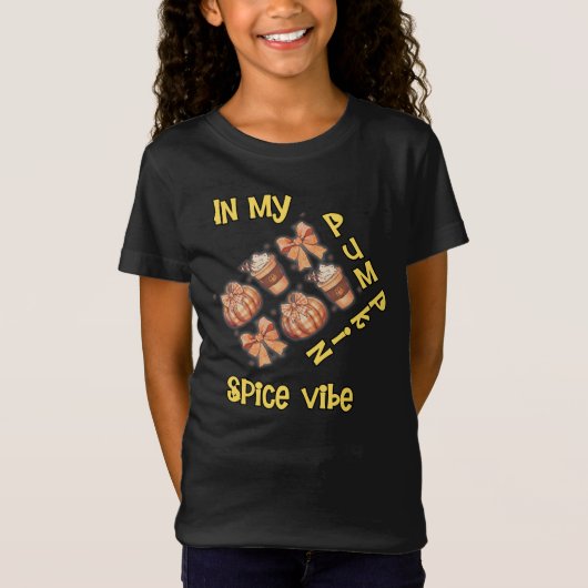 In mijn Pumpkin Spice Vibe T-shirt (Voorkant)
