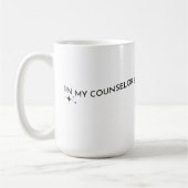 In Mijn Raadselaarstijdperk met Zwarte Sterren Koffiemok (Links)